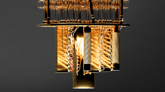 Quantum Computer in Data Center - Stock Image